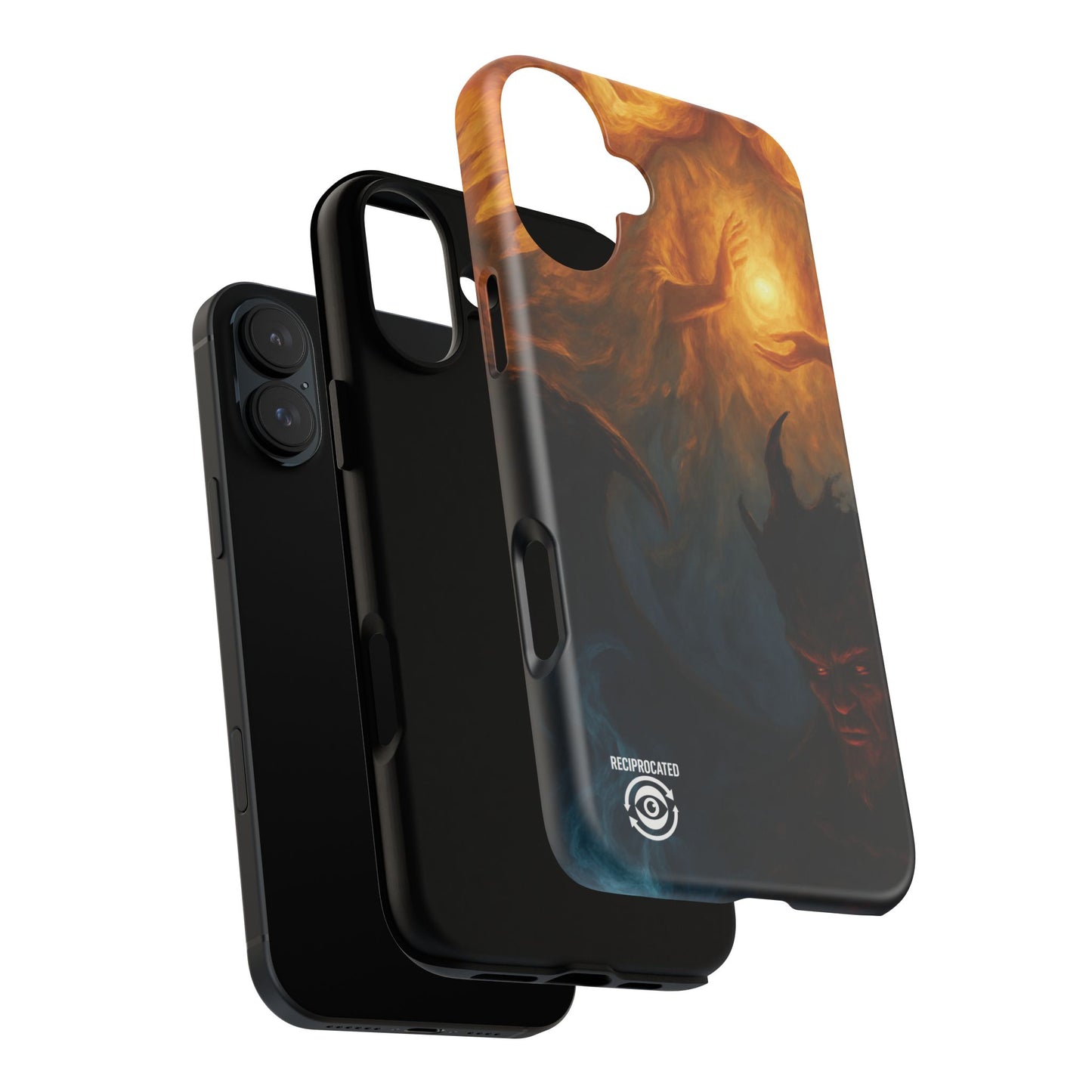 Tough Cases - Angelic Art Phone Case | Dark Fantasy Design, Unique Gift for Gamers, Halloween Decor, Protective Cover, Stylish Accessory