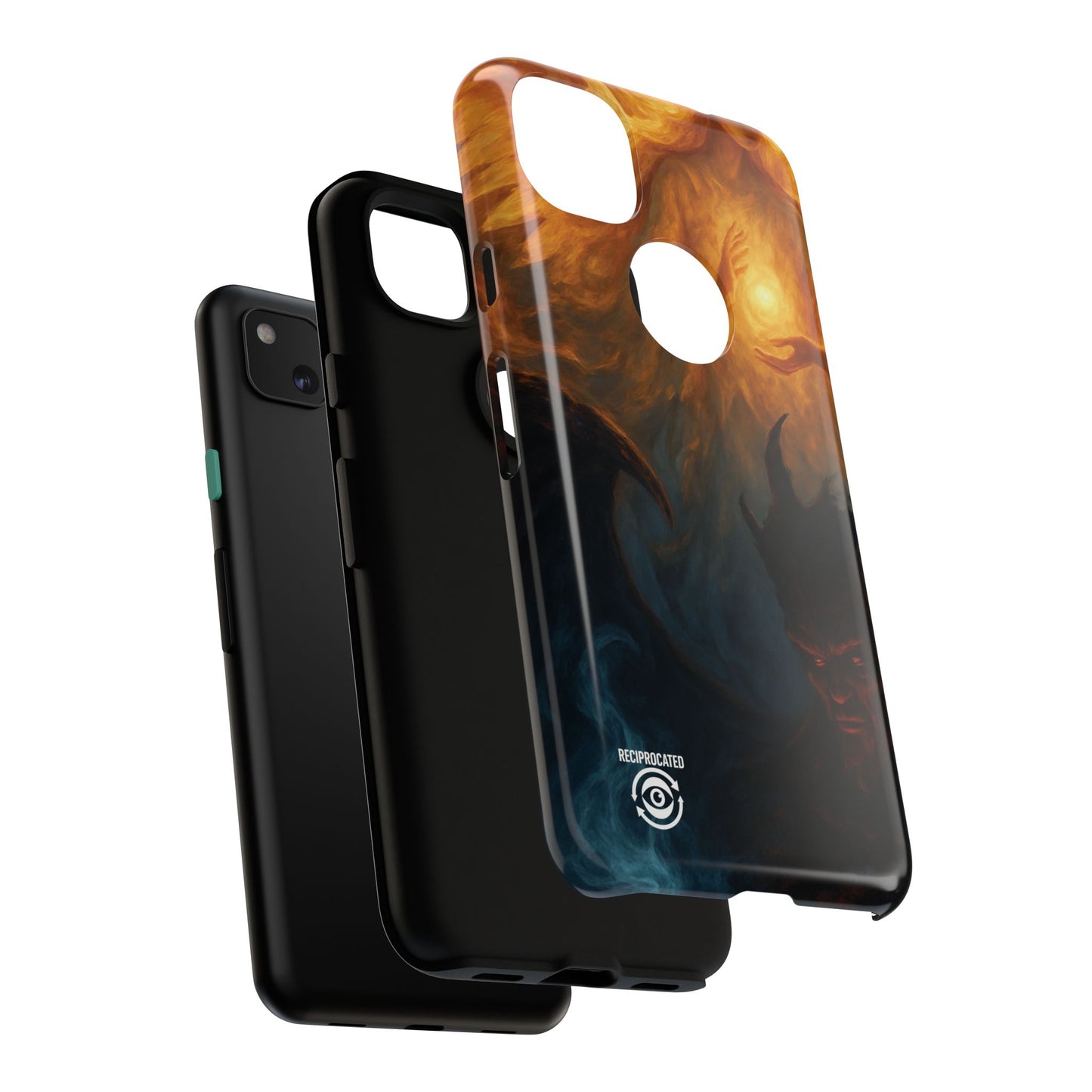 Tough Cases - Angelic Art Phone Case | Dark Fantasy Design, Unique Gift for Gamers, Halloween Decor, Protective Cover, Stylish Accessory