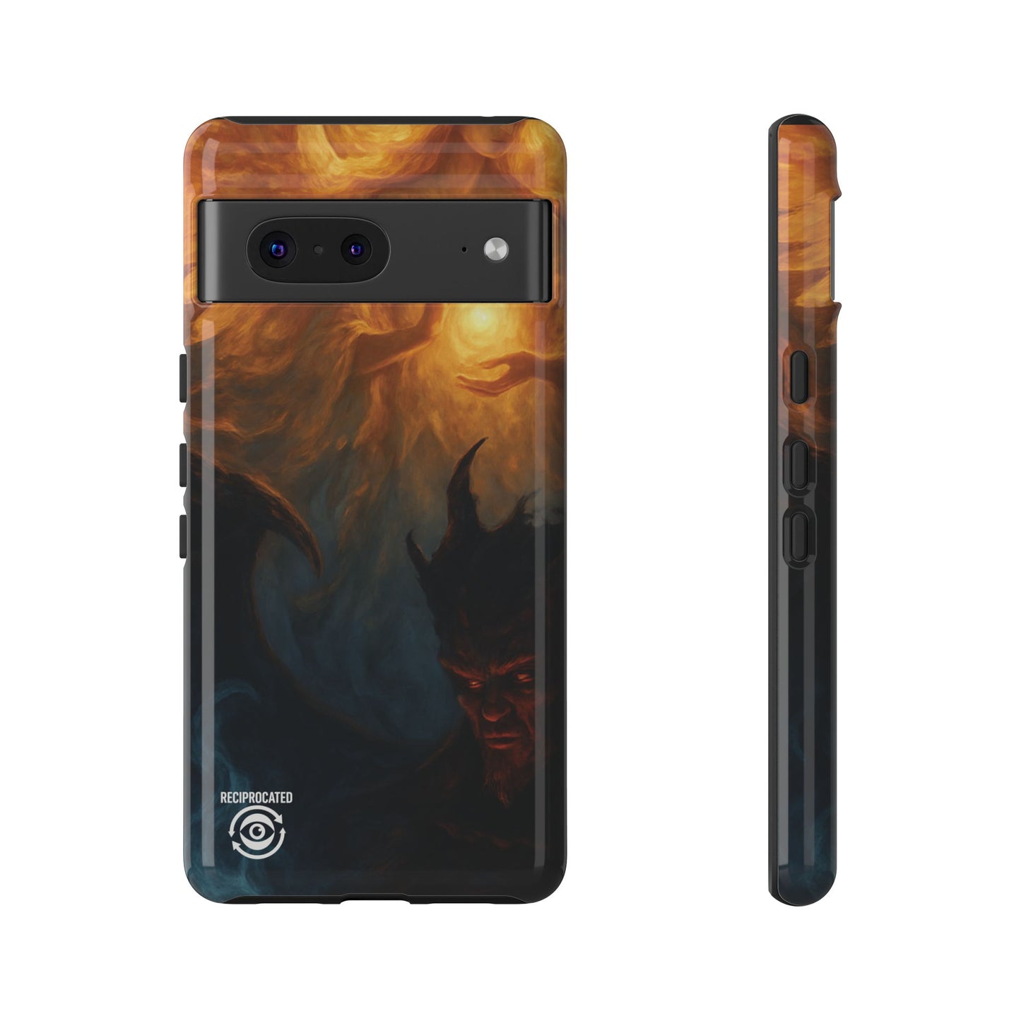 Tough Cases - Angelic Art Phone Case | Dark Fantasy Design, Unique Gift for Gamers, Halloween Decor, Protective Cover, Stylish Accessory