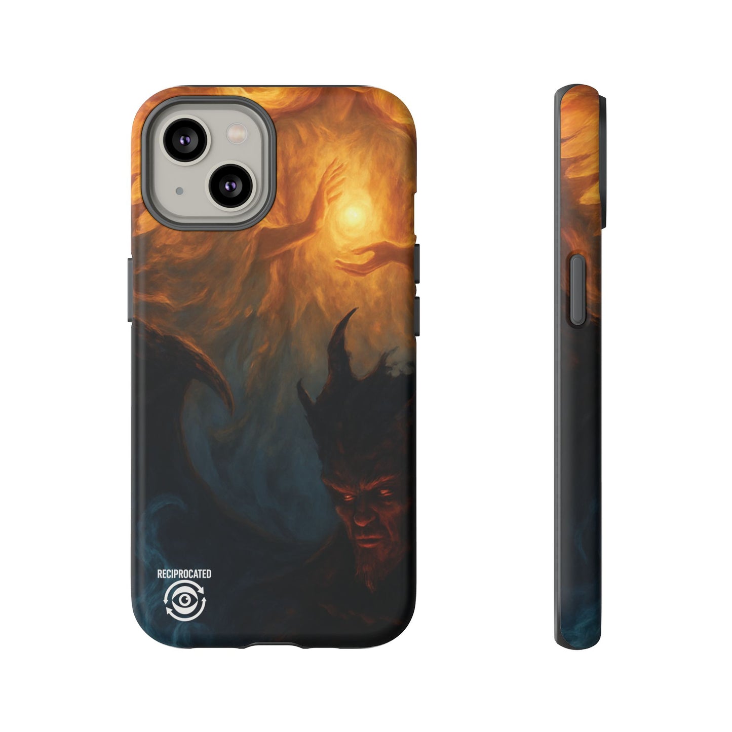 Tough Cases - Angelic Art Phone Case | Dark Fantasy Design, Unique Gift for Gamers, Halloween Decor, Protective Cover, Stylish Accessory