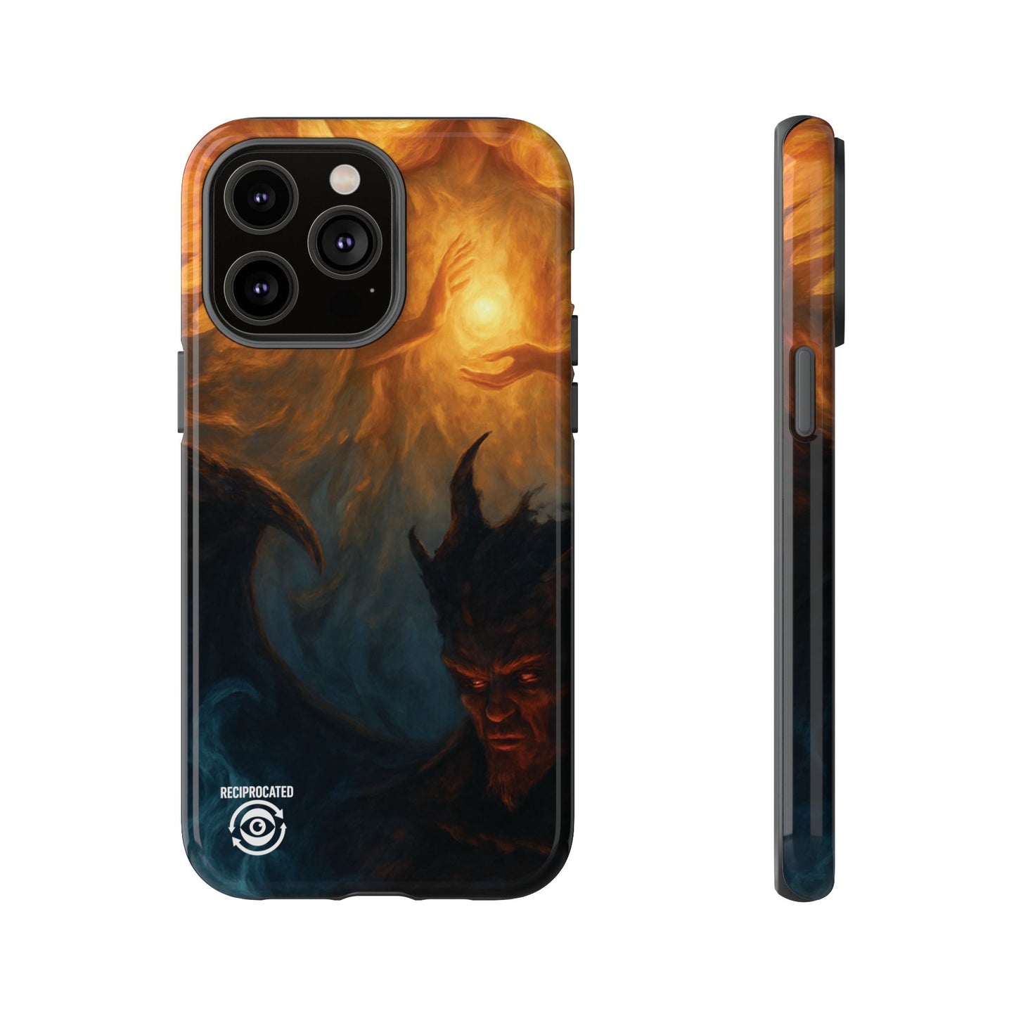 Tough Cases - Angelic Art Phone Case | Dark Fantasy Design, Unique Gift for Gamers, Halloween Decor, Protective Cover, Stylish Accessory