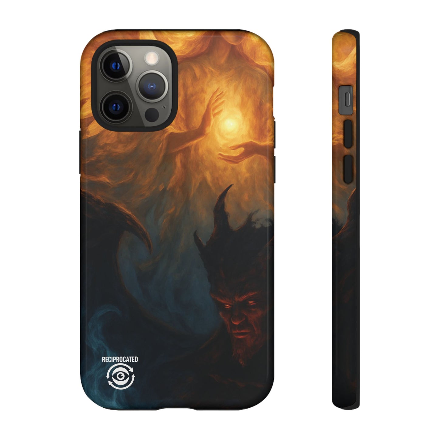 Tough Cases - Angelic Art Phone Case | Dark Fantasy Design, Unique Gift for Gamers, Halloween Decor, Protective Cover, Stylish Accessory