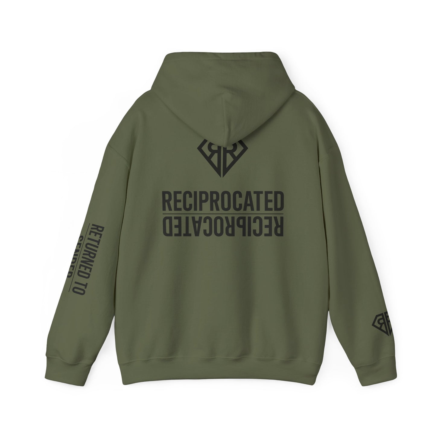 Reciprocated Energy Unisex Heavy Blend Hoodie, Inspirational Sweatshirt, Self-Care Gift, Motivational Apparel, Cozy Gift for Friends