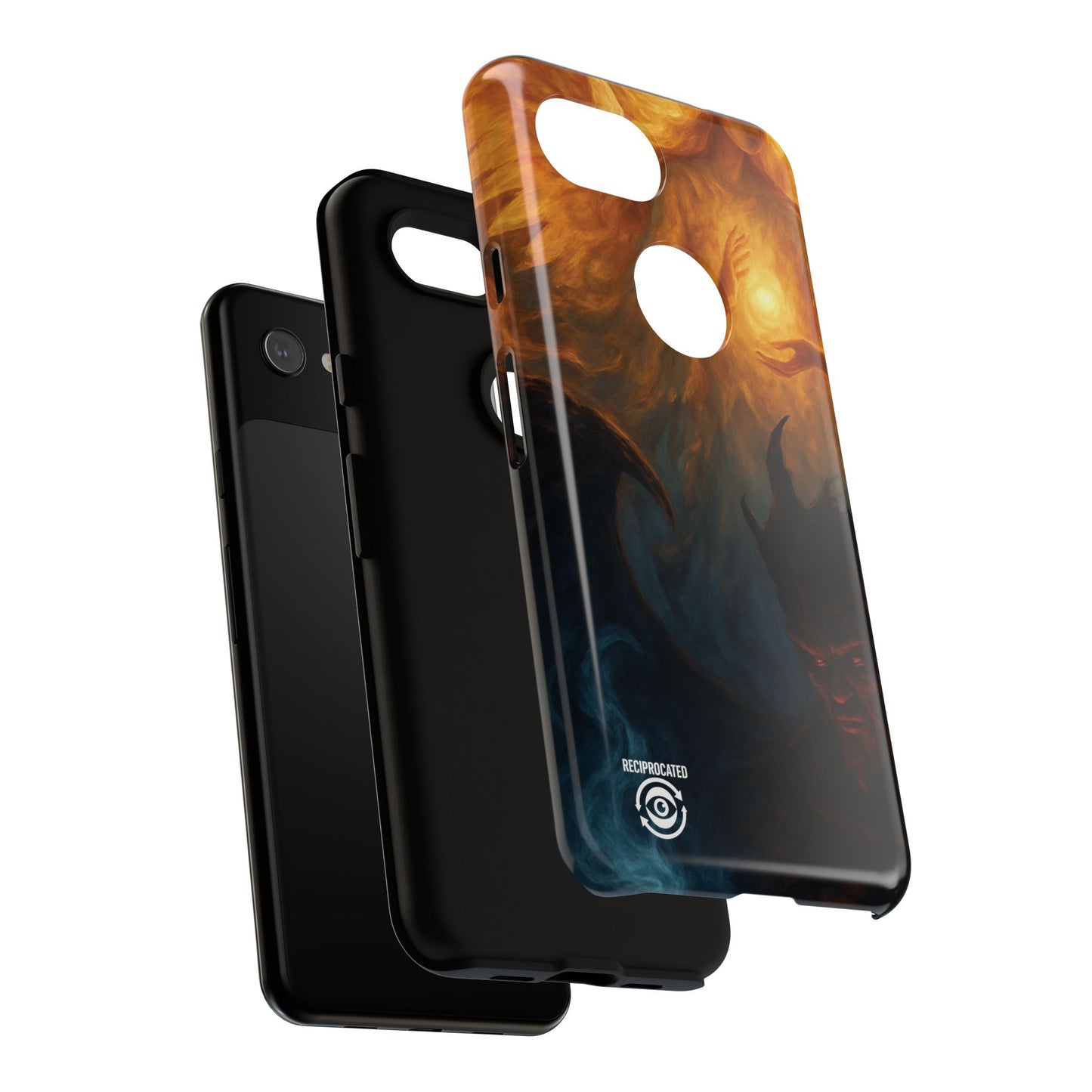 Tough Cases - Angelic Art Phone Case | Dark Fantasy Design, Unique Gift for Gamers, Halloween Decor, Protective Cover, Stylish Accessory