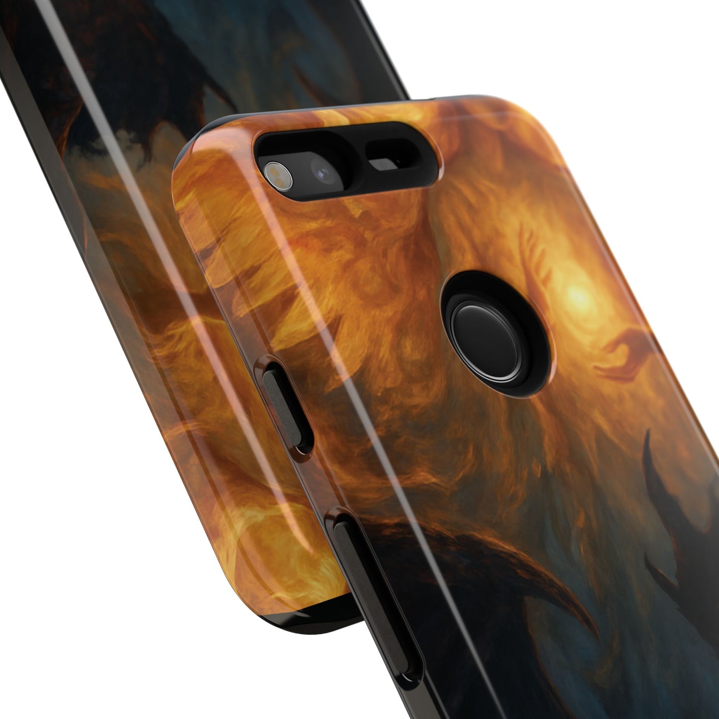 Tough Cases - Angelic Art Phone Case | Dark Fantasy Design, Unique Gift for Gamers, Halloween Decor, Protective Cover, Stylish Accessory