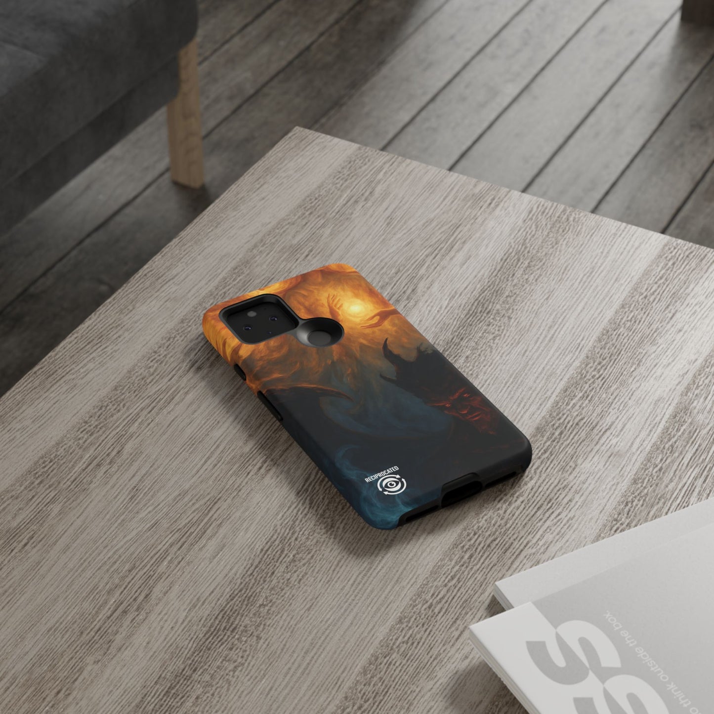 Tough Cases - Angelic Art Phone Case | Dark Fantasy Design, Unique Gift for Gamers, Halloween Decor, Protective Cover, Stylish Accessory