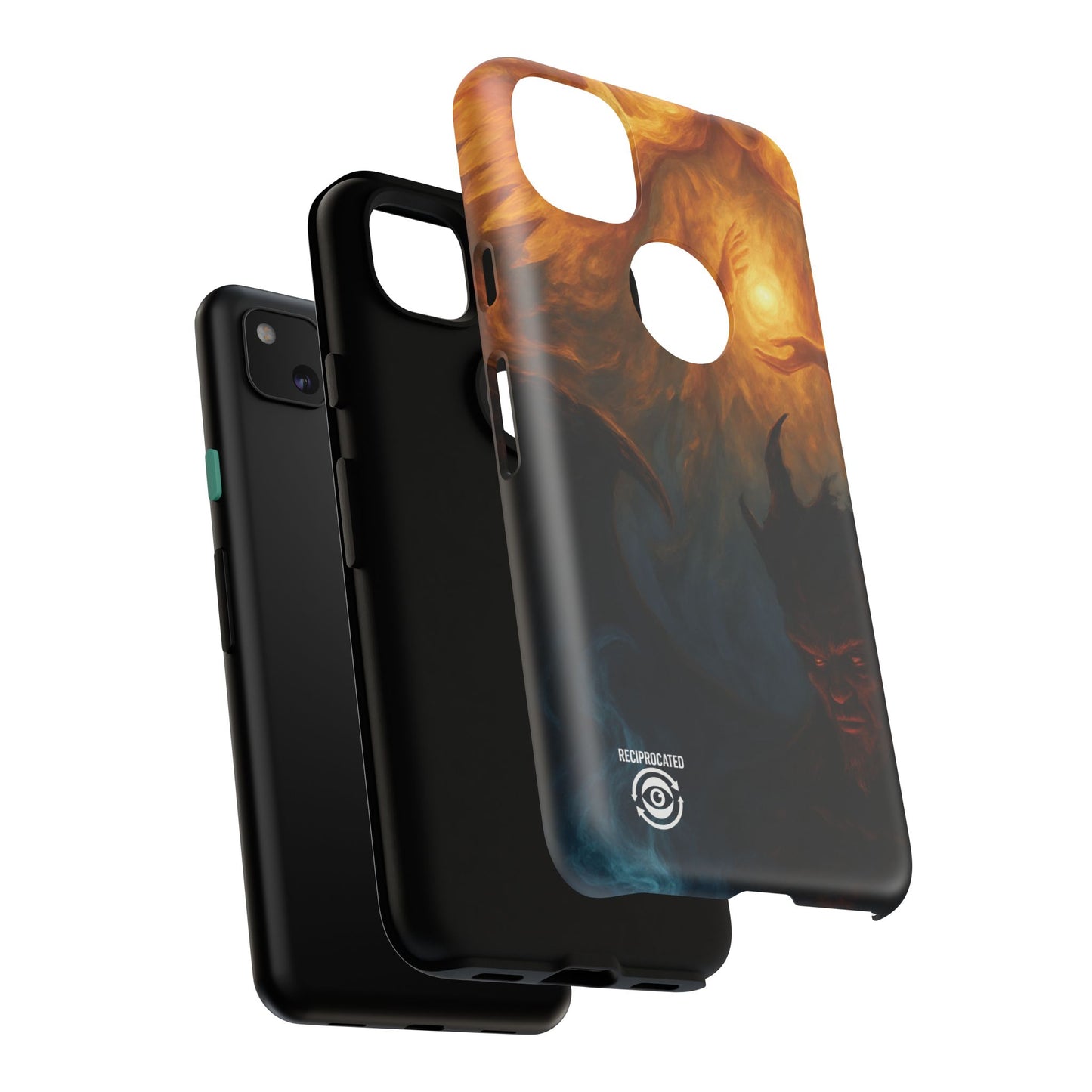 Tough Cases - Angelic Art Phone Case | Dark Fantasy Design, Unique Gift for Gamers, Halloween Decor, Protective Cover, Stylish Accessory