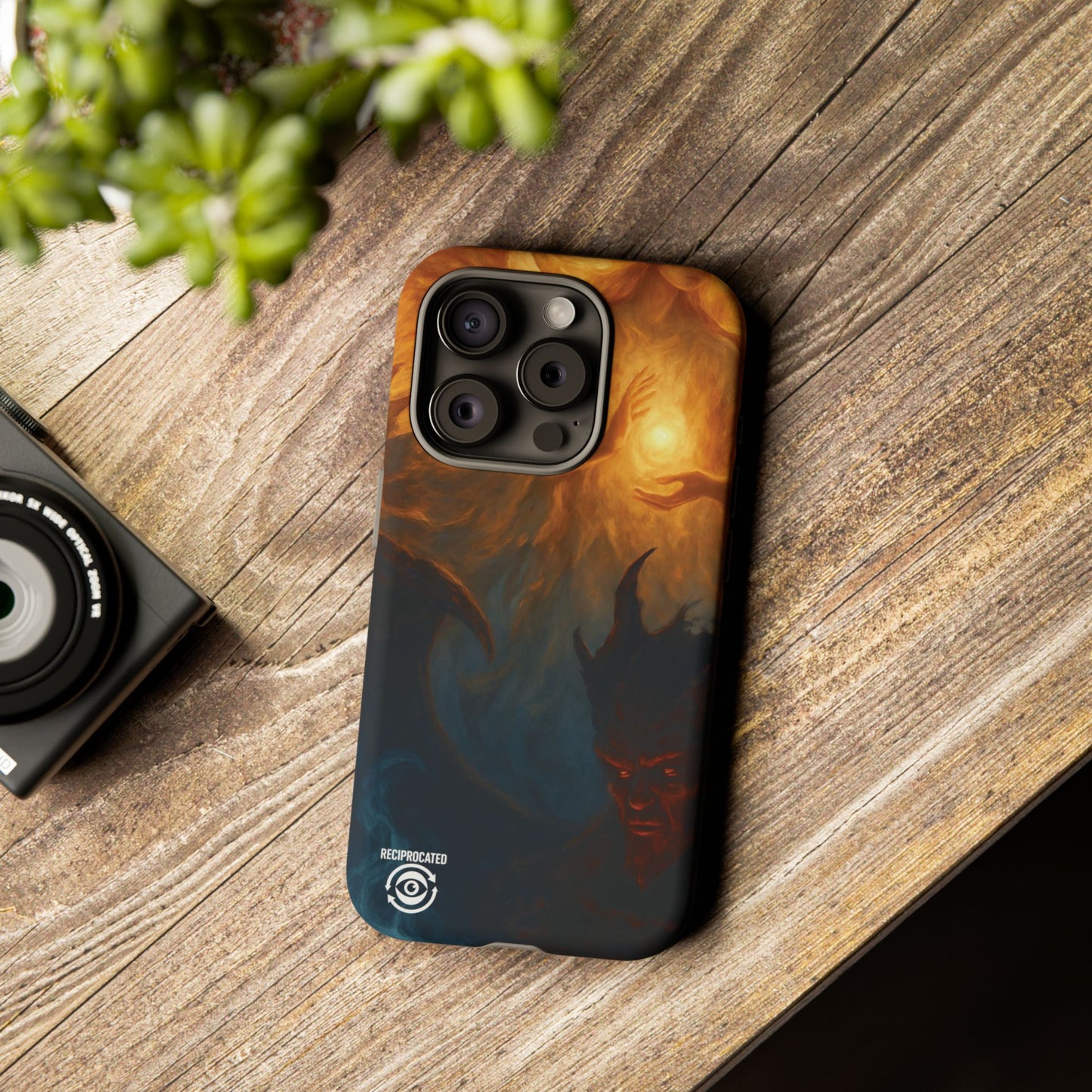 Tough Cases - Angelic Art Phone Case | Dark Fantasy Design, Unique Gift for Gamers, Halloween Decor, Protective Cover, Stylish Accessory