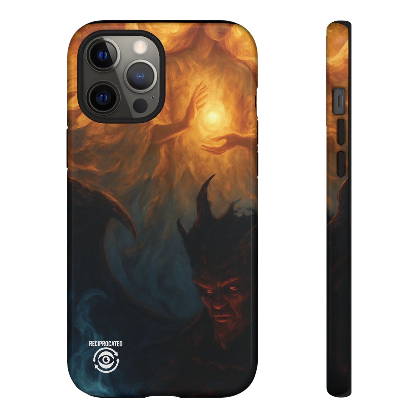 Tough Cases - Angelic Art Phone Case | Dark Fantasy Design, Unique Gift for Gamers, Halloween Decor, Protective Cover, Stylish Accessory