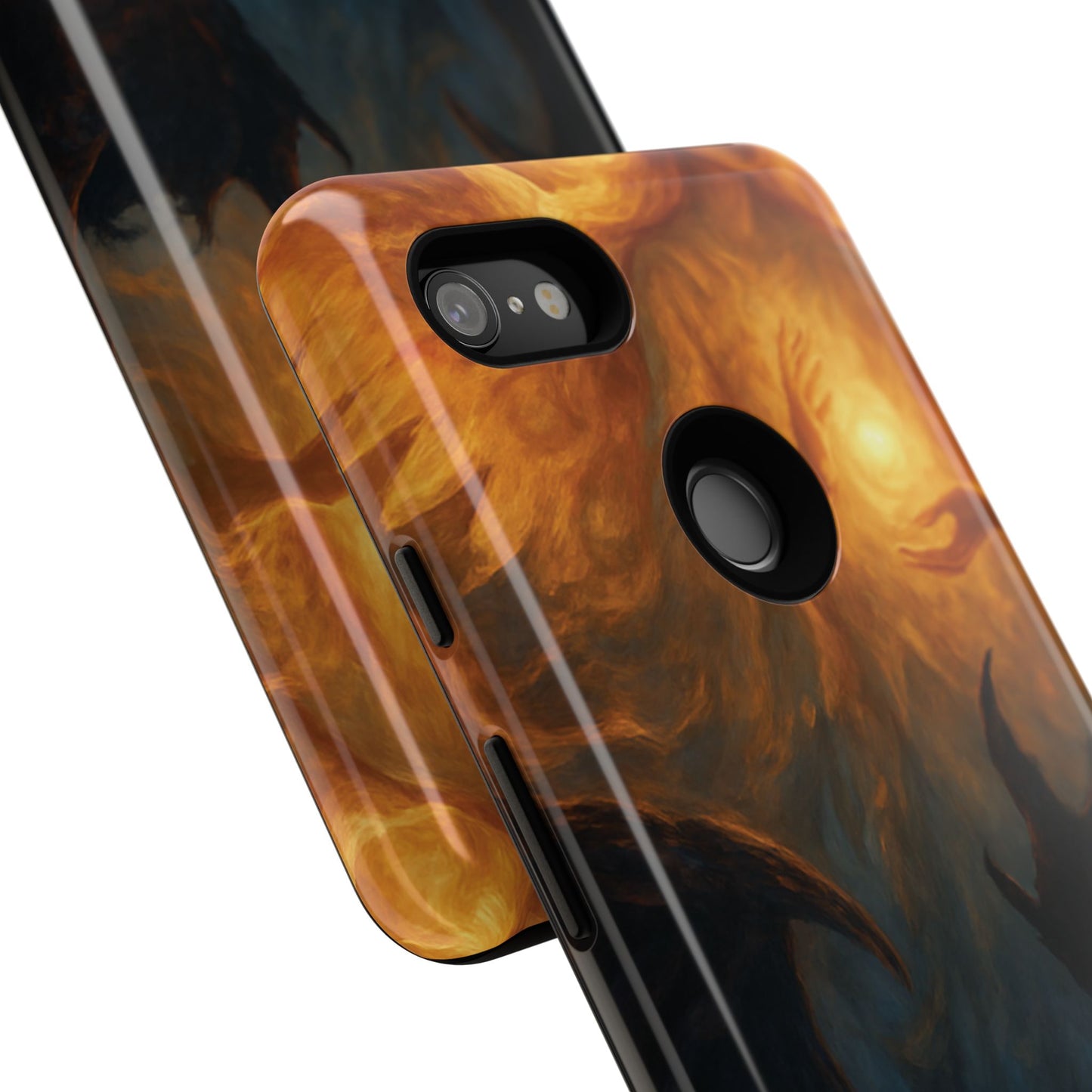 Tough Cases - Angelic Art Phone Case | Dark Fantasy Design, Unique Gift for Gamers, Halloween Decor, Protective Cover, Stylish Accessory