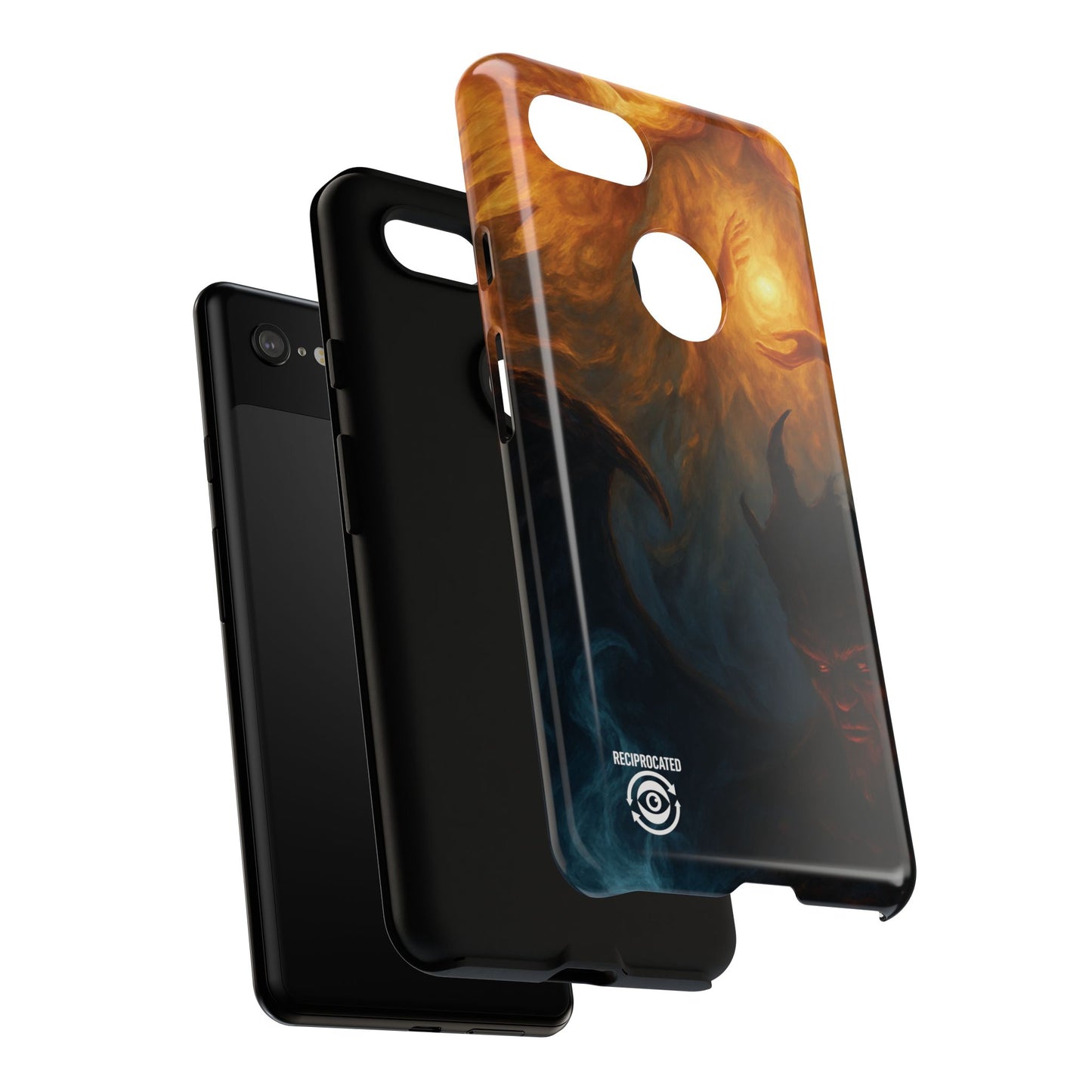 Tough Cases - Angelic Art Phone Case | Dark Fantasy Design, Unique Gift for Gamers, Halloween Decor, Protective Cover, Stylish Accessory