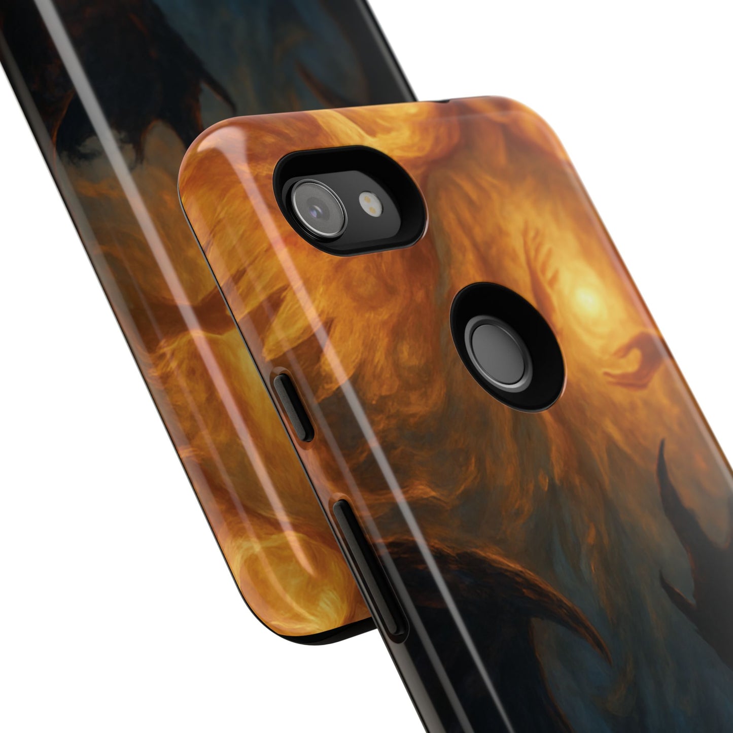 Tough Cases - Angelic Art Phone Case | Dark Fantasy Design, Unique Gift for Gamers, Halloween Decor, Protective Cover, Stylish Accessory