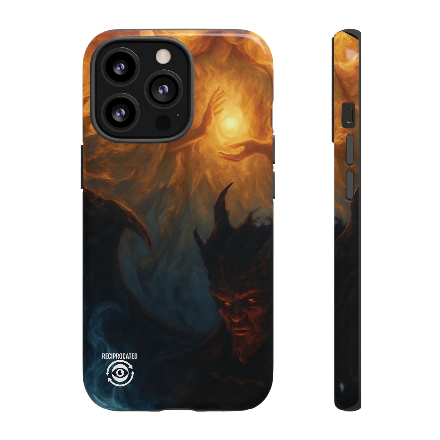 Tough Cases - Angelic Art Phone Case | Dark Fantasy Design, Unique Gift for Gamers, Halloween Decor, Protective Cover, Stylish Accessory
