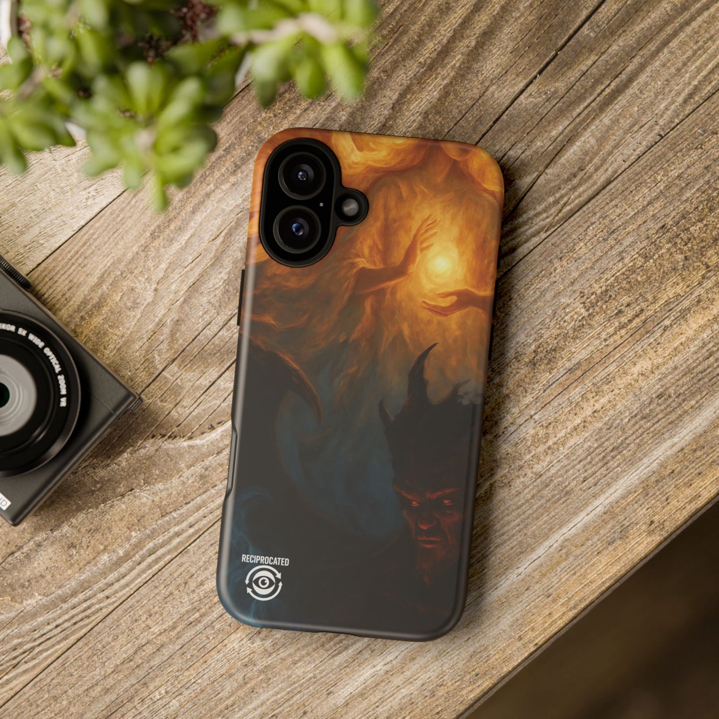 Tough Cases - Angelic Art Phone Case | Dark Fantasy Design, Unique Gift for Gamers, Halloween Decor, Protective Cover, Stylish Accessory