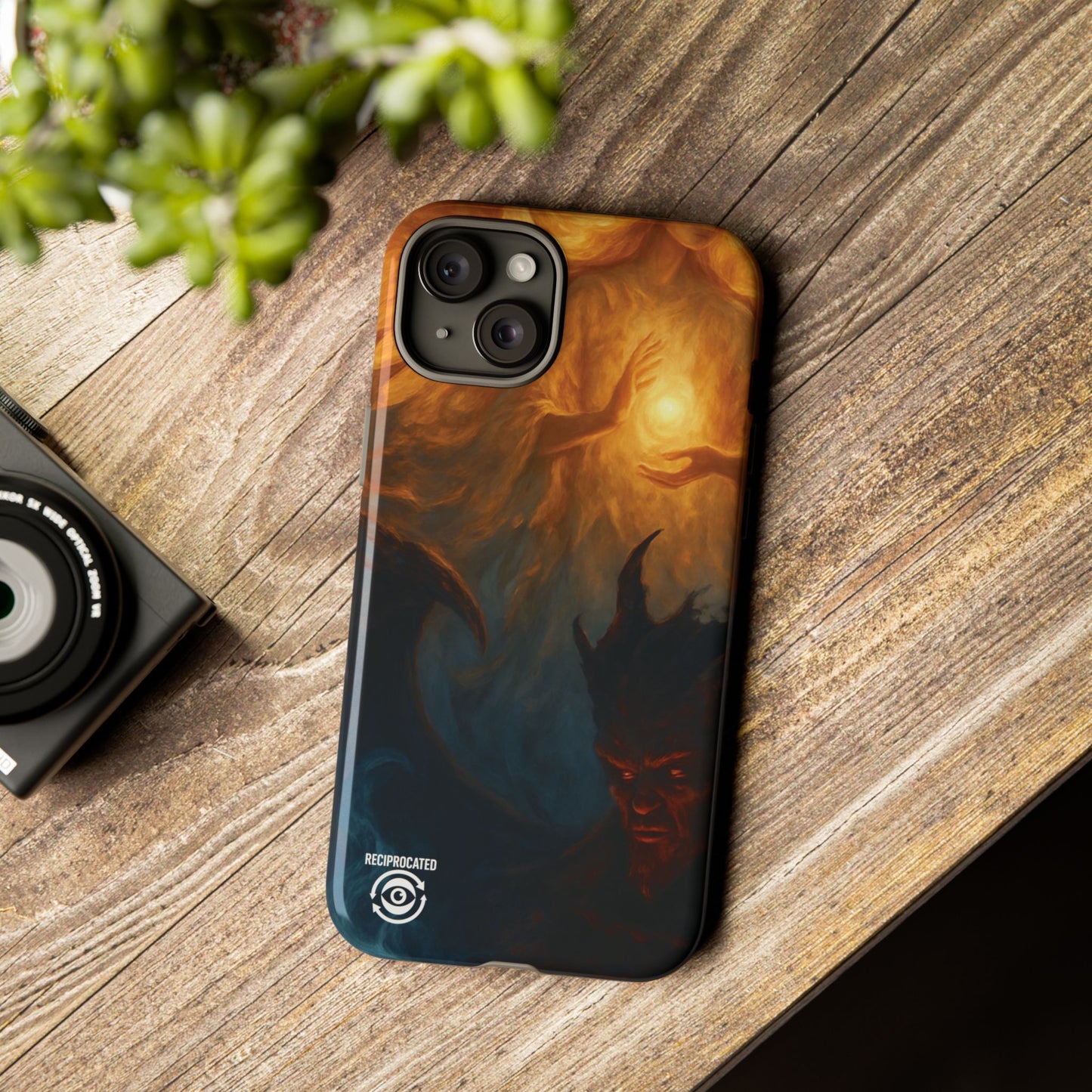 Tough Cases - Angelic Art Phone Case | Dark Fantasy Design, Unique Gift for Gamers, Halloween Decor, Protective Cover, Stylish Accessory