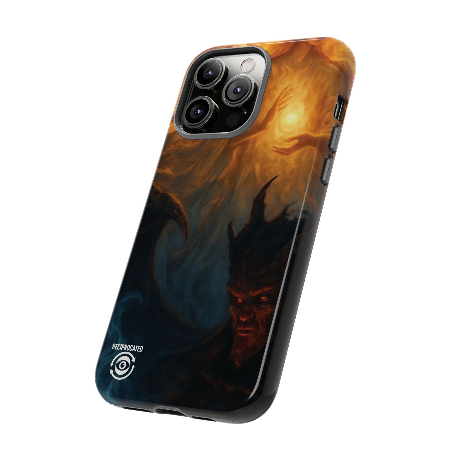 Tough Cases - Angelic Art Phone Case | Dark Fantasy Design, Unique Gift for Gamers, Halloween Decor, Protective Cover, Stylish Accessory