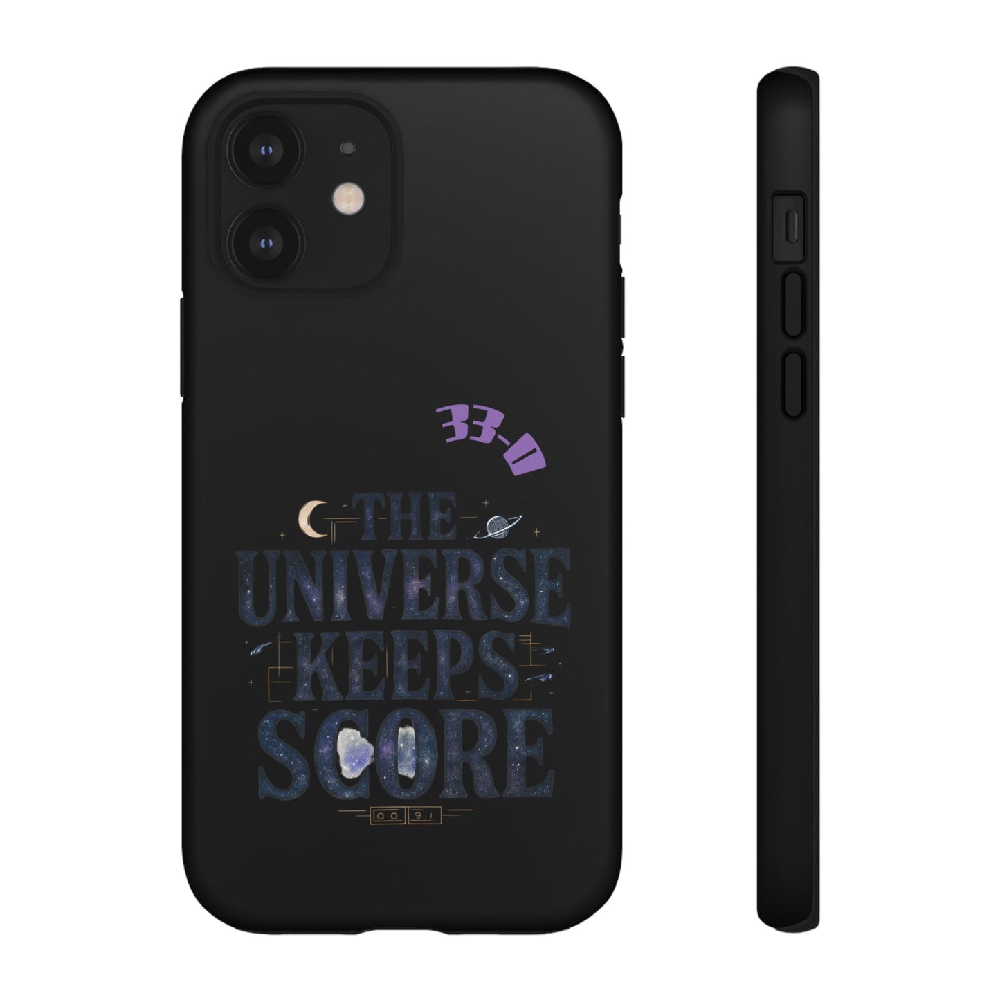 Phone Case with Cosmic Design - The Universe Keeps Score - Perfect for Astrology Lovers, Gift for Friends, Galaxy Aesthetic, Unique [...]