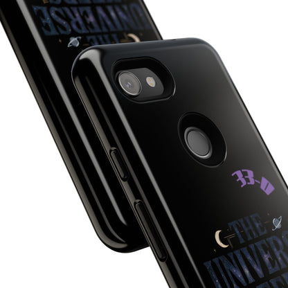 Phone Case with Cosmic Design - The Universe Keeps Score - Perfect for Astrology Lovers, Gift for Friends, Galaxy Aesthetic, Unique [...]