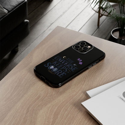 Phone Case with Cosmic Design - The Universe Keeps Score - Perfect for Astrology Lovers, Gift for Friends, Galaxy Aesthetic, Unique [...]