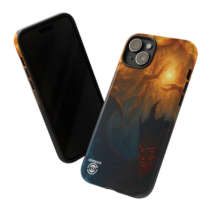 Tough Cases - Angelic Art Phone Case | Dark Fantasy Design, Unique Gift for Gamers, Halloween Decor, Protective Cover, Stylish Accessory