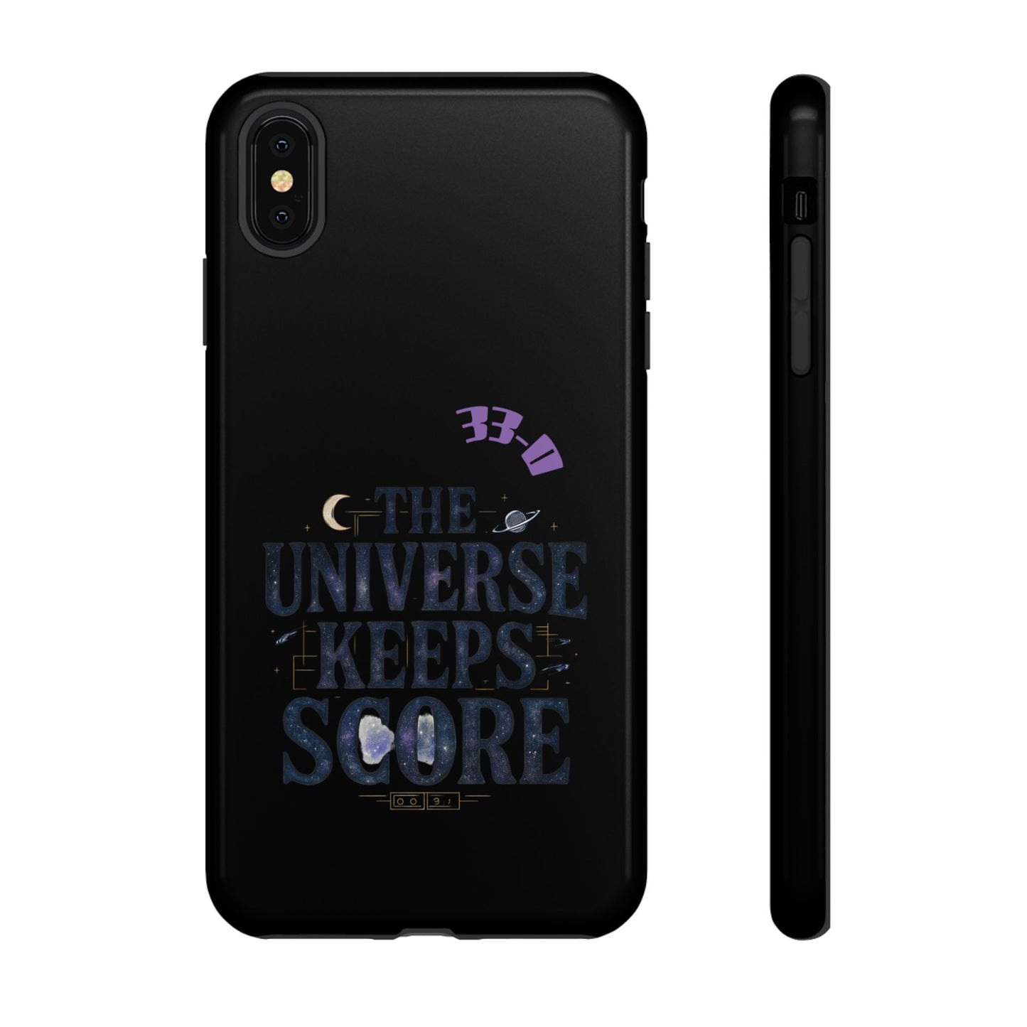Phone Case with Cosmic Design - The Universe Keeps Score - Perfect for Astrology Lovers, Gift for Friends, Galaxy Aesthetic, Unique [...]