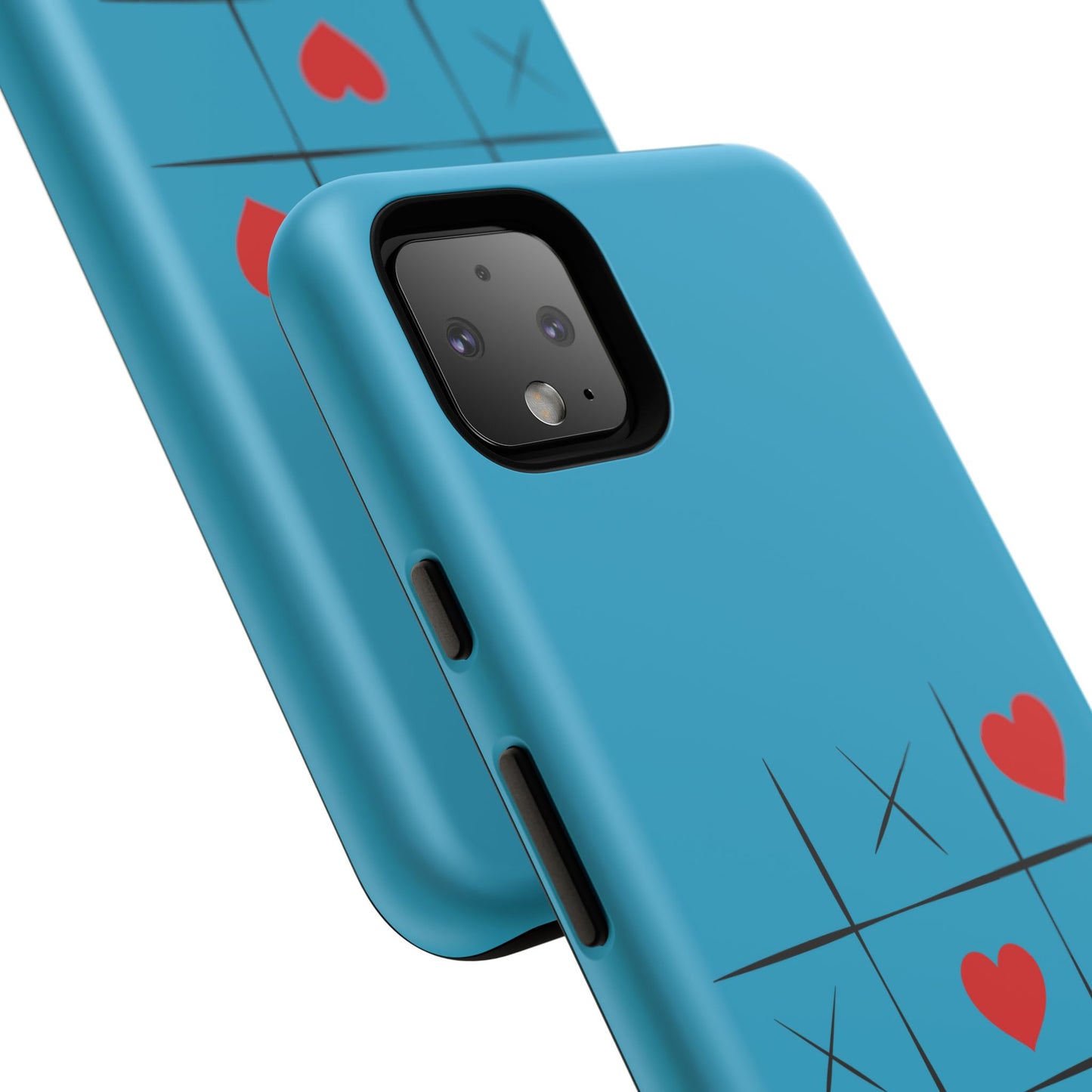 Tough Cases Phone Case - Playful Tic Tac Toe Design, Phone Accessory, Cute Gift, Durable Cover, Fun Tech
