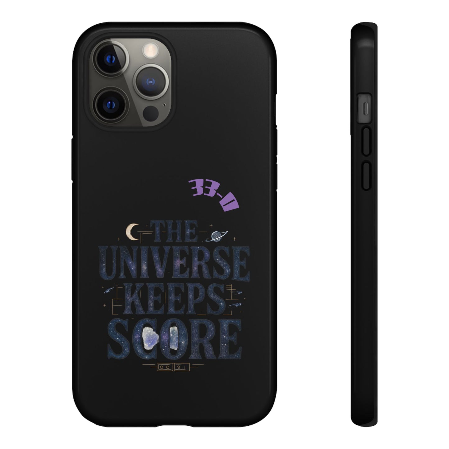 Phone Case with Cosmic Design - The Universe Keeps Score - Perfect for Astrology Lovers, Gift for Friends, Galaxy Aesthetic, Unique [...]