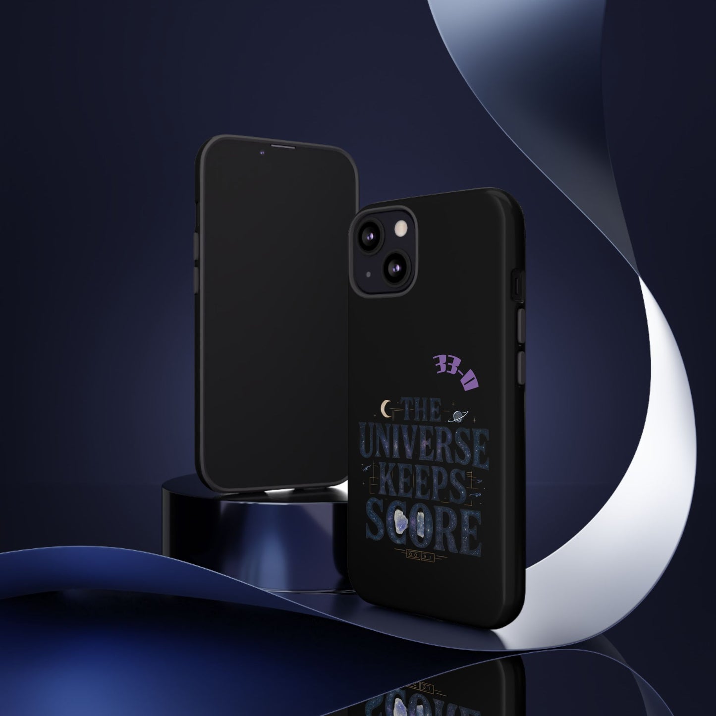 Phone Case with Cosmic Design - The Universe Keeps Score - Perfect for Astrology Lovers, Gift for Friends, Galaxy Aesthetic, Unique [...]