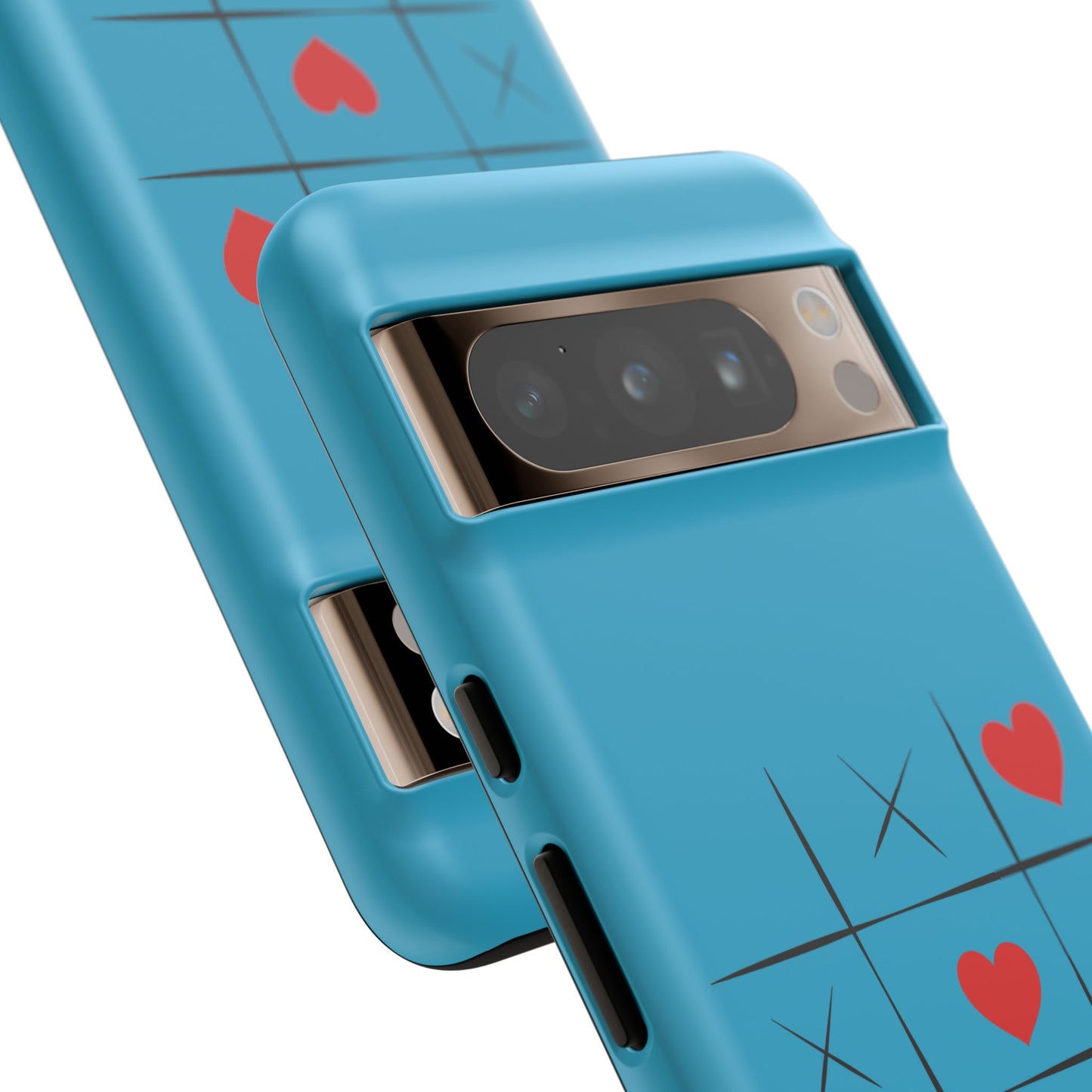 Tough Cases Phone Case - Playful Tic Tac Toe Design, Phone Accessory, Cute Gift, Durable Cover, Fun Tech