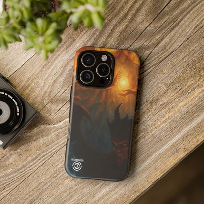 Tough Cases - Angelic Art Phone Case | Dark Fantasy Design, Unique Gift for Gamers, Halloween Decor, Protective Cover, Stylish Accessory