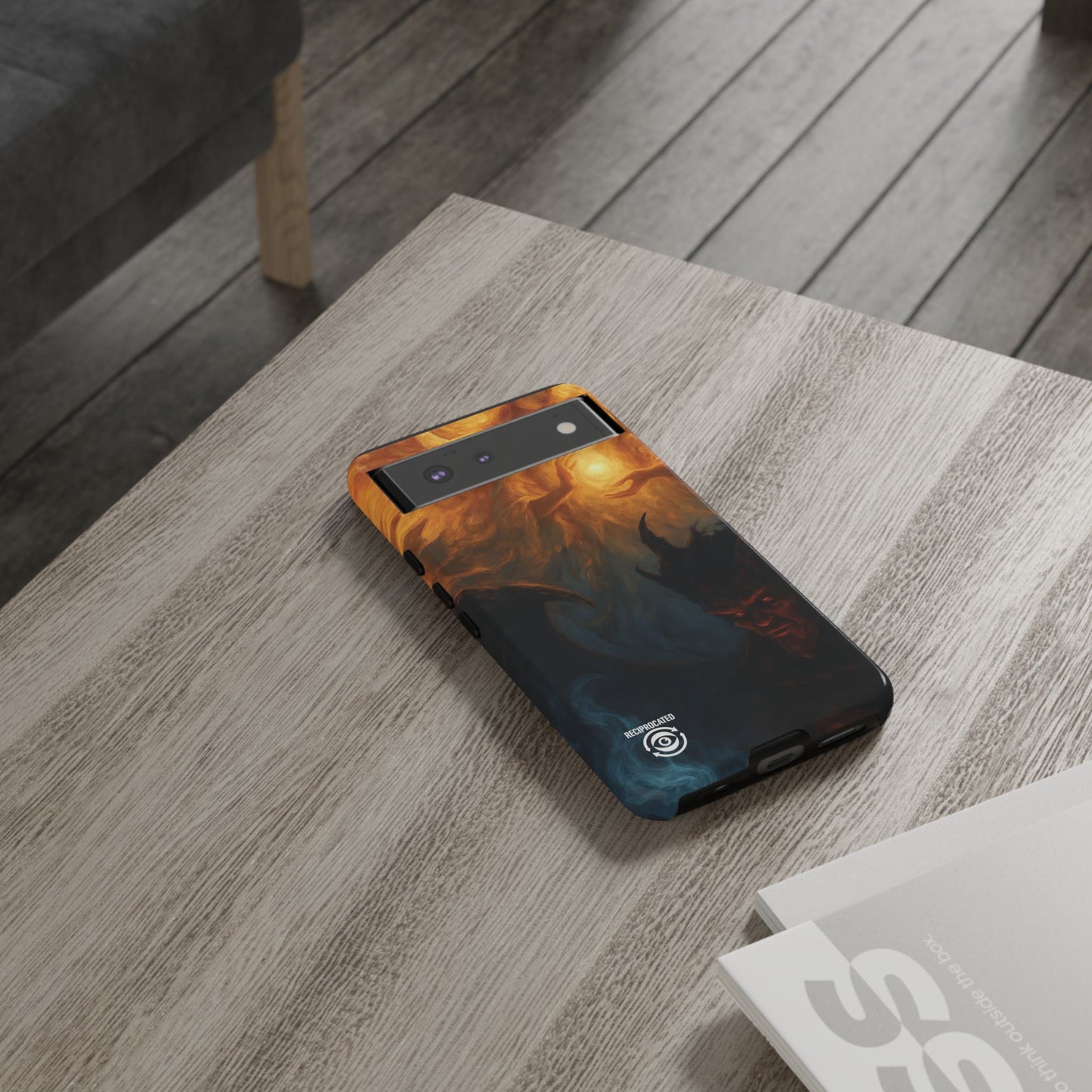 Tough Cases - Angelic Art Phone Case | Dark Fantasy Design, Unique Gift for Gamers, Halloween Decor, Protective Cover, Stylish Accessory