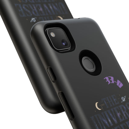 Phone Case with Cosmic Design - The Universe Keeps Score - Perfect for Astrology Lovers, Gift for Friends, Galaxy Aesthetic, Unique [...]