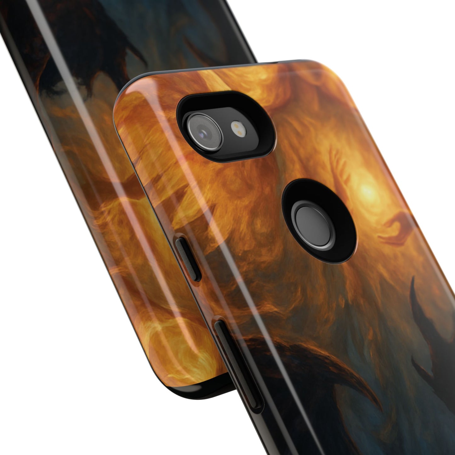 Tough Cases - Angelic Art Phone Case | Dark Fantasy Design, Unique Gift for Gamers, Halloween Decor, Protective Cover, Stylish Accessory