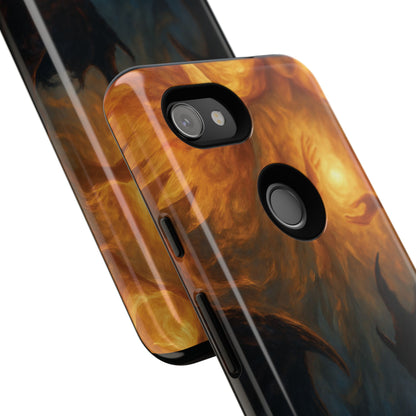 Tough Cases - Angelic Art Phone Case | Dark Fantasy Design, Unique Gift for Gamers, Halloween Decor, Protective Cover, Stylish Accessory