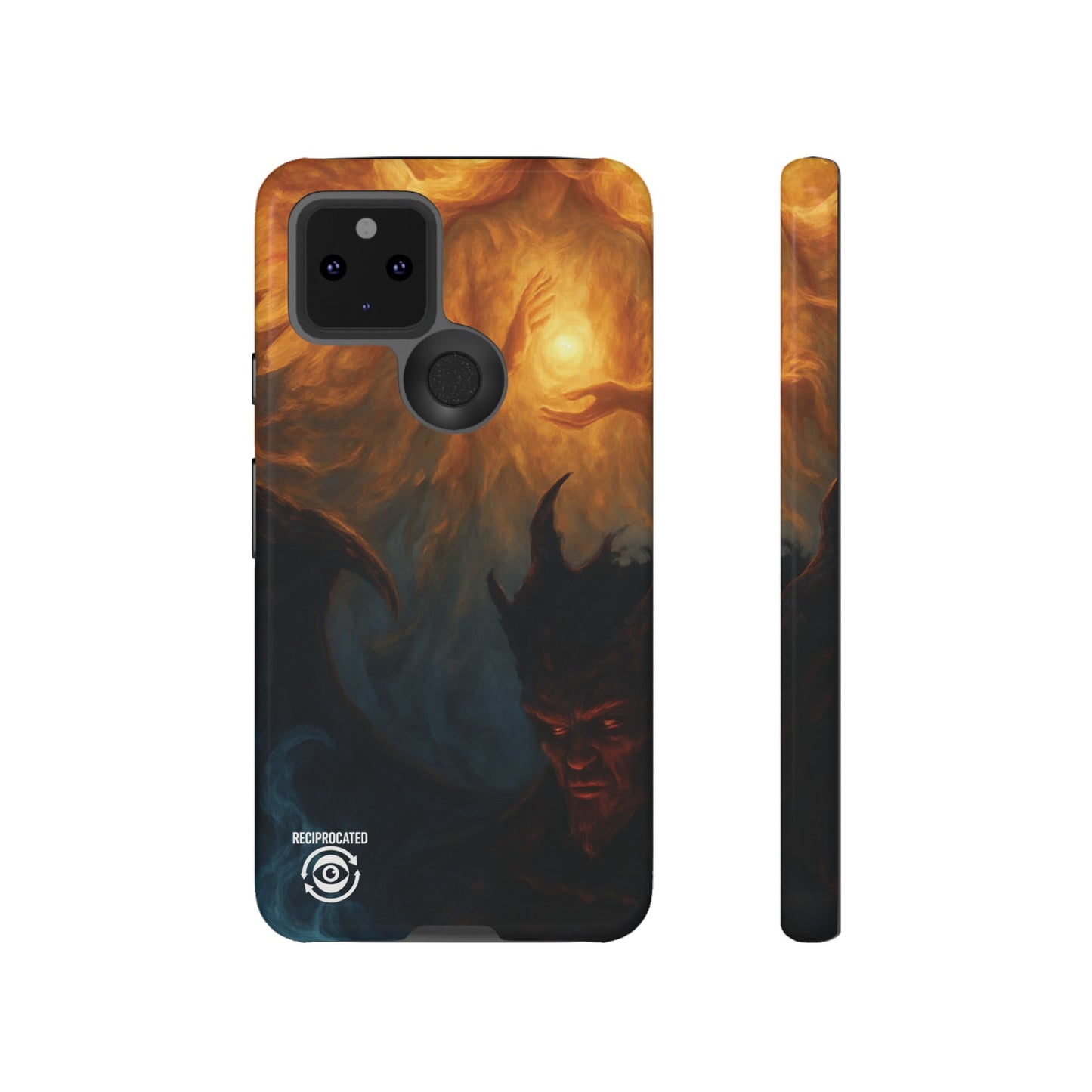 Tough Cases - Angelic Art Phone Case | Dark Fantasy Design, Unique Gift for Gamers, Halloween Decor, Protective Cover, Stylish Accessory