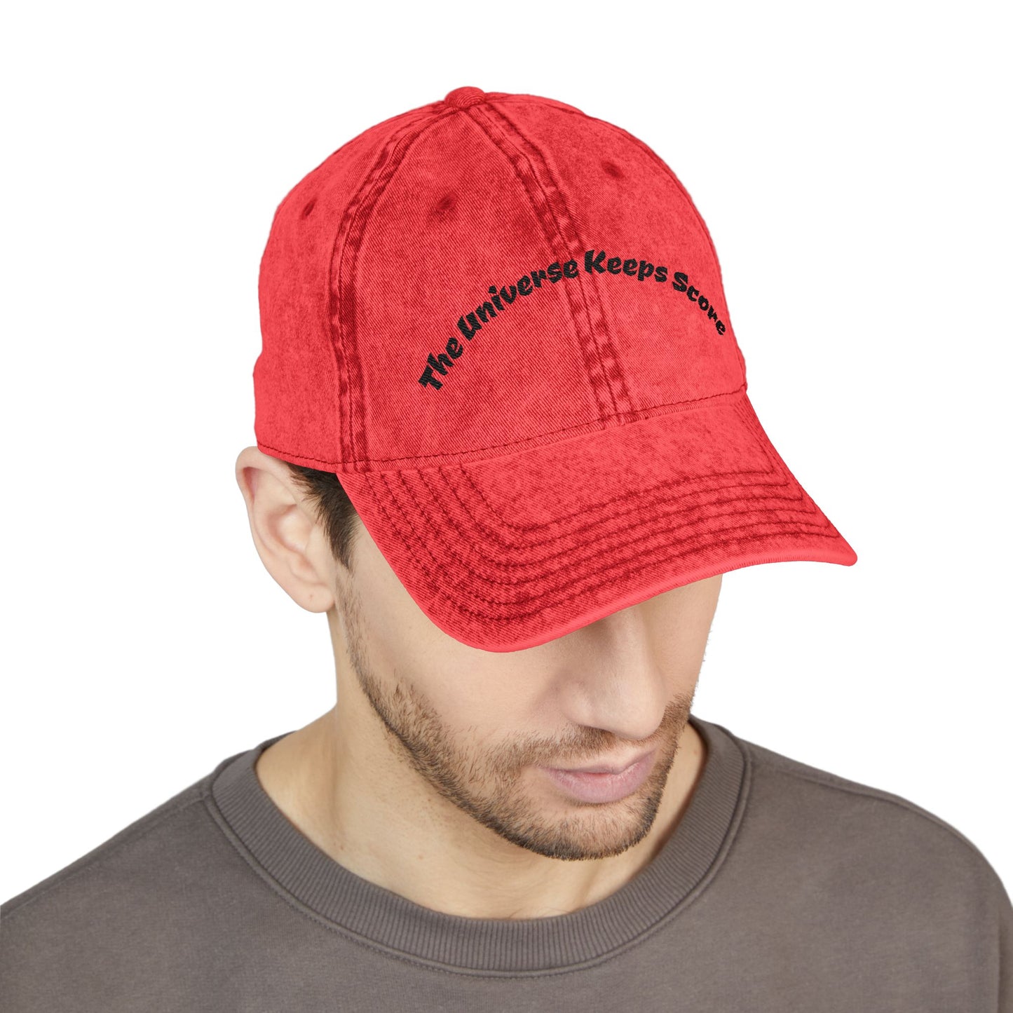 Vintage Embroidered Cap - Retro Style Hat, Perfect for Festivals, Gifts, Daily Wear, Adjustable Baseball Cap, Universe Keeps Store Design