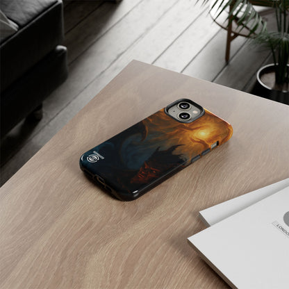 Tough Cases - Angelic Art Phone Case | Dark Fantasy Design, Unique Gift for Gamers, Halloween Decor, Protective Cover, Stylish Accessory