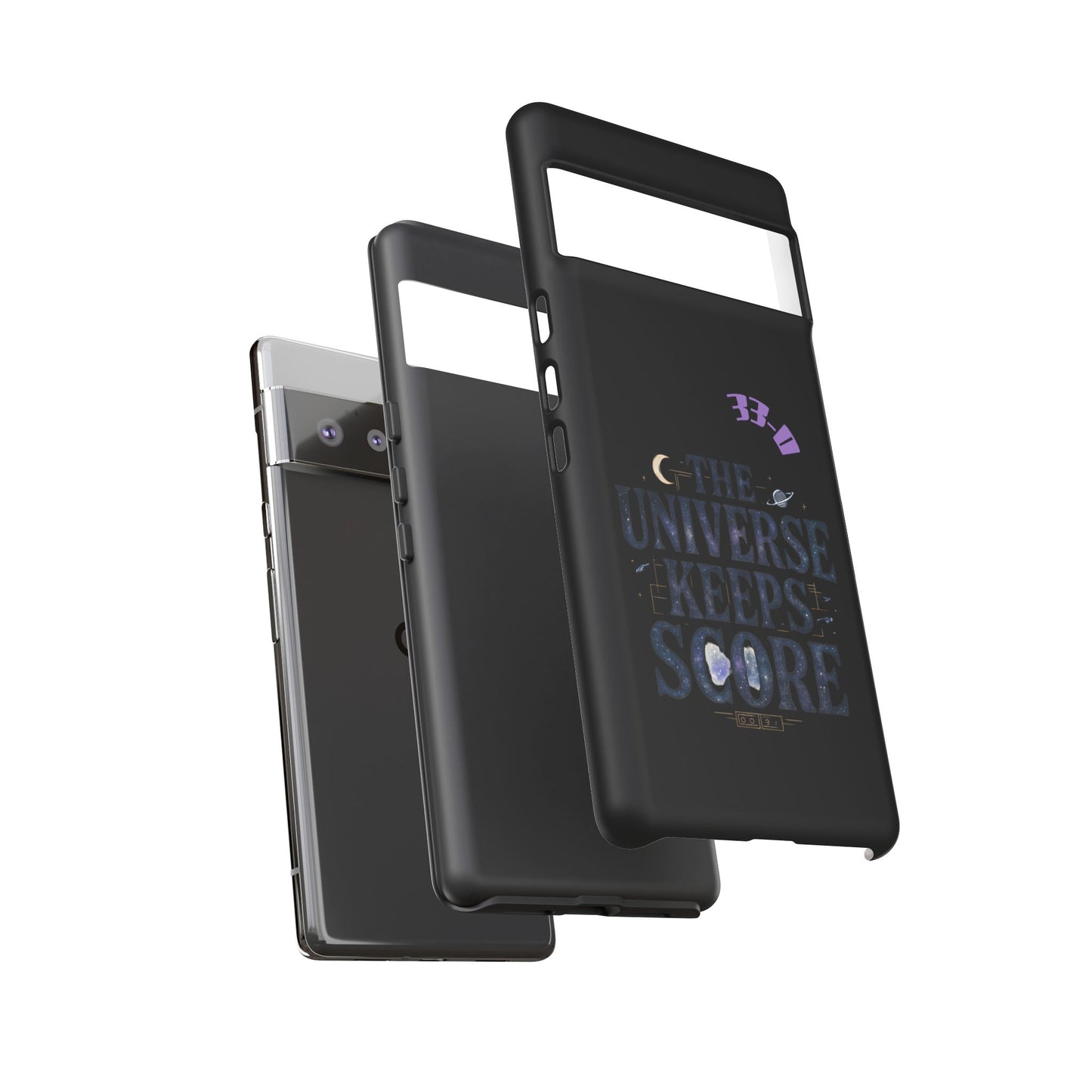 Phone Case with Cosmic Design - The Universe Keeps Score - Perfect for Astrology Lovers, Gift for Friends, Galaxy Aesthetic, Unique [...]