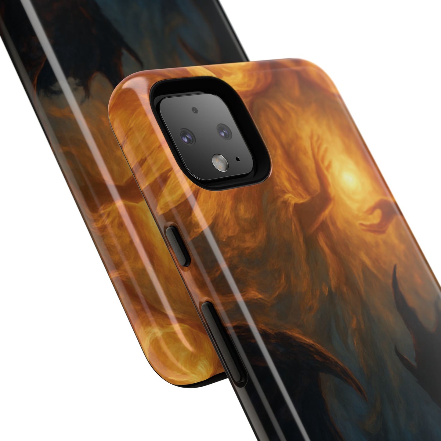 Tough Cases - Angelic Art Phone Case | Dark Fantasy Design, Unique Gift for Gamers, Halloween Decor, Protective Cover, Stylish Accessory