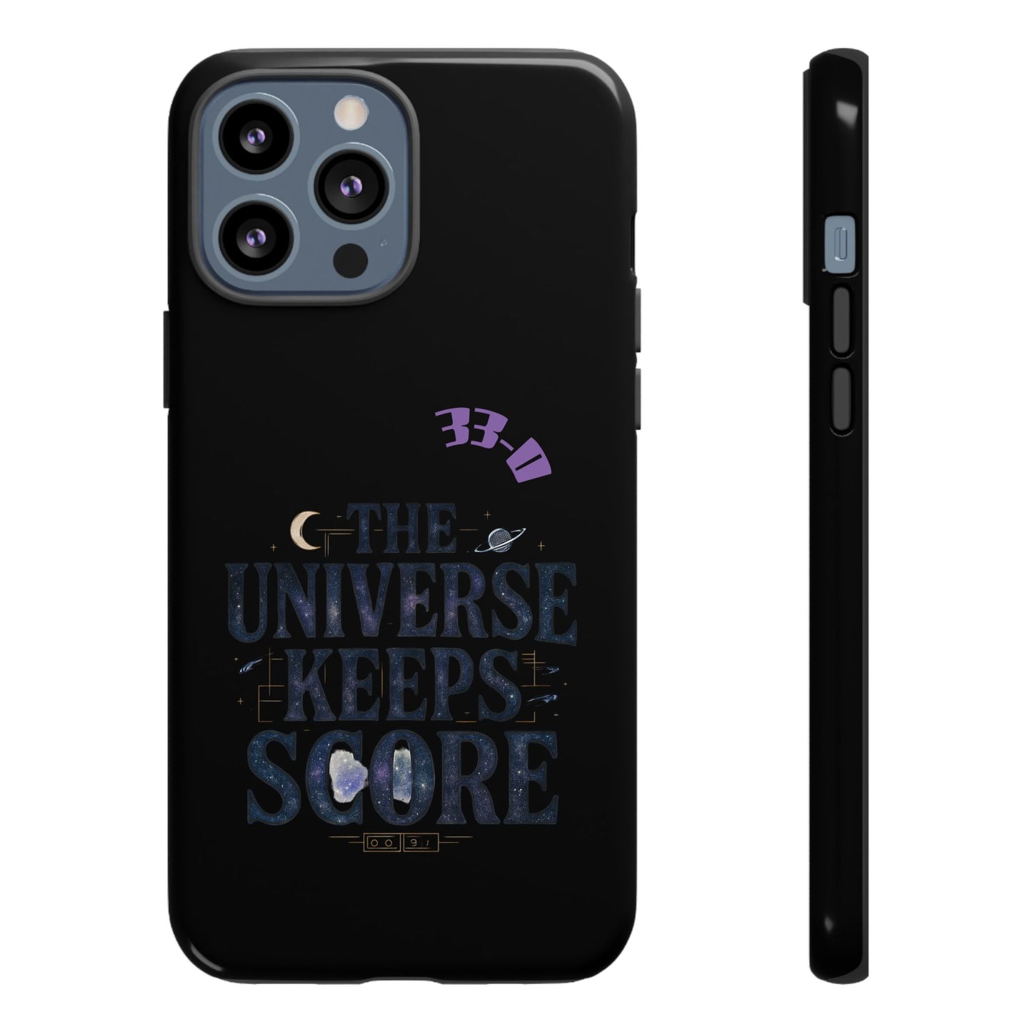 Phone Case with Cosmic Design - The Universe Keeps Score - Perfect for Astrology Lovers, Gift for Friends, Galaxy Aesthetic, Unique [...]