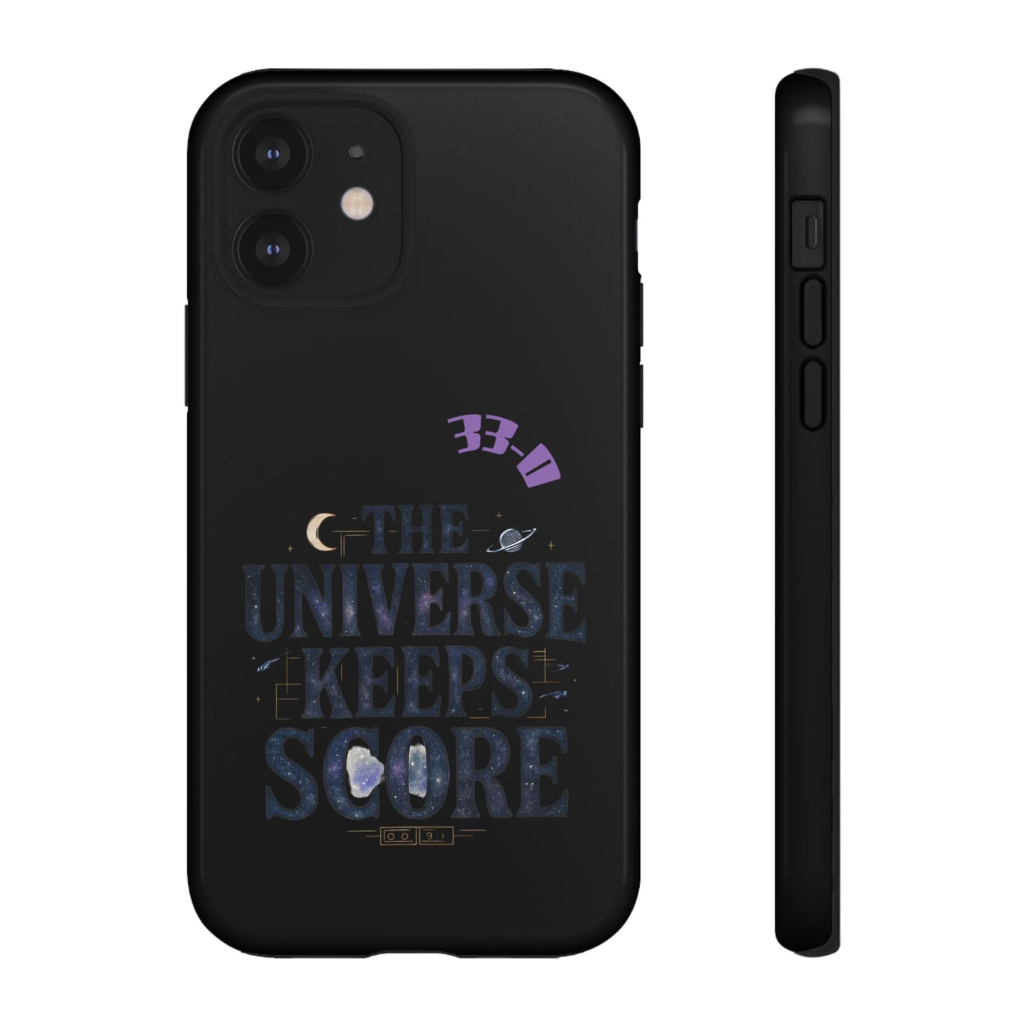 Phone Case with Cosmic Design - The Universe Keeps Score - Perfect for Astrology Lovers, Gift for Friends, Galaxy Aesthetic, Unique [...]