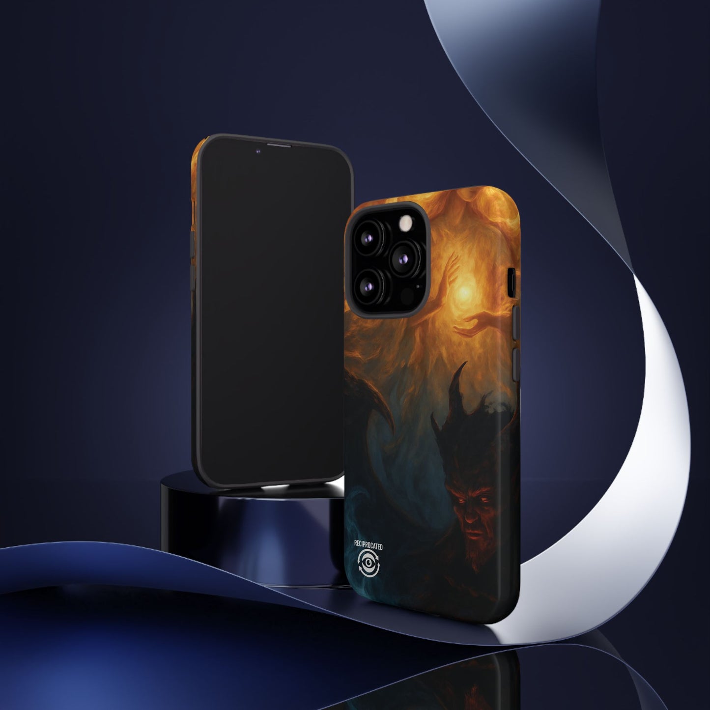 Tough Cases - Angelic Art Phone Case | Dark Fantasy Design, Unique Gift for Gamers, Halloween Decor, Protective Cover, Stylish Accessory
