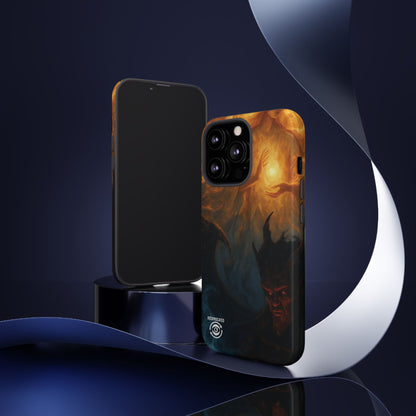 Tough Cases - Angelic Art Phone Case | Dark Fantasy Design, Unique Gift for Gamers, Halloween Decor, Protective Cover, Stylish Accessory