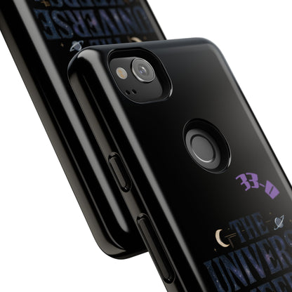 Phone Case with Cosmic Design - The Universe Keeps Score - Perfect for Astrology Lovers, Gift for Friends, Galaxy Aesthetic, Unique [...]