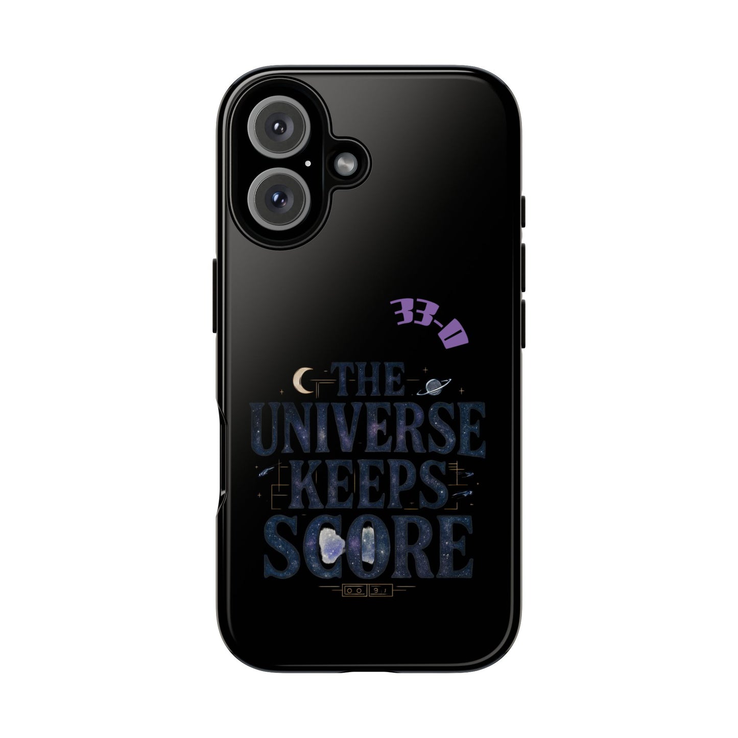 Phone Case with Cosmic Design - The Universe Keeps Score - Perfect for Astrology Lovers, Gift for Friends, Galaxy Aesthetic, Unique [...]