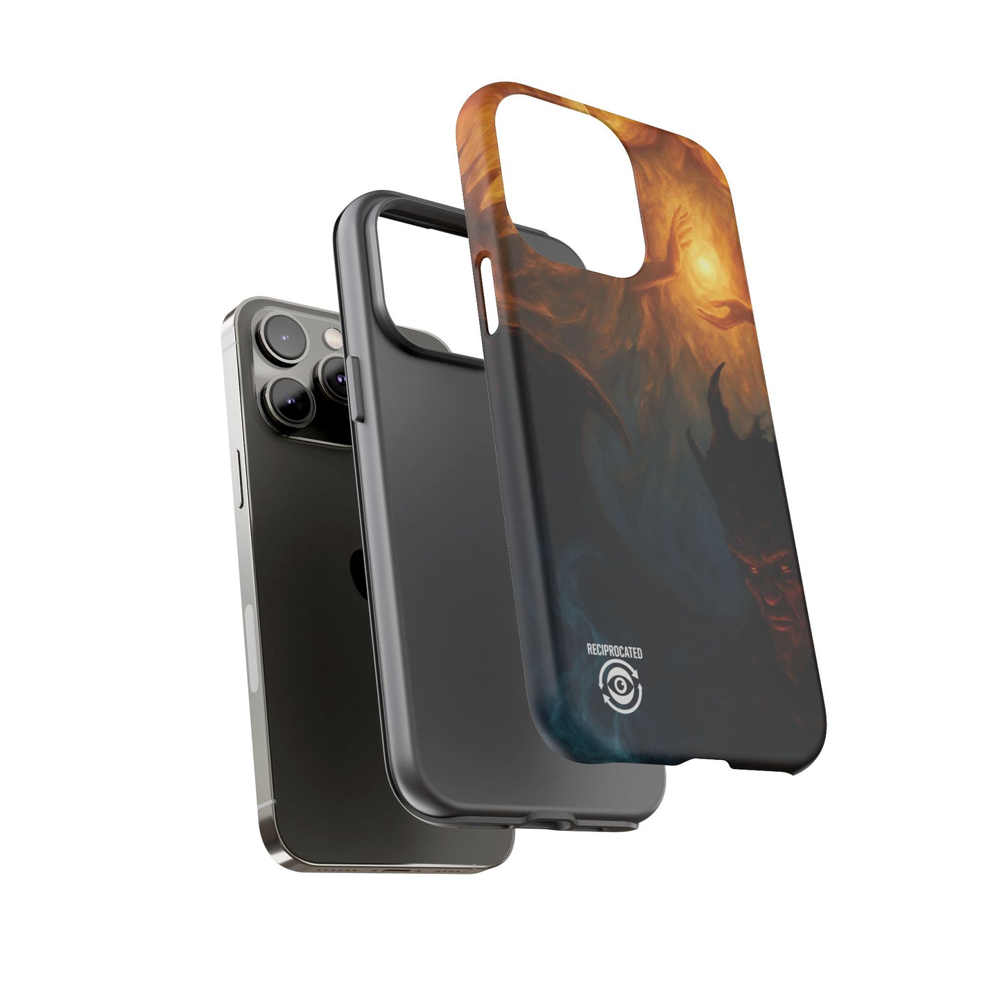 Tough Cases - Angelic Art Phone Case | Dark Fantasy Design, Unique Gift for Gamers, Halloween Decor, Protective Cover, Stylish Accessory