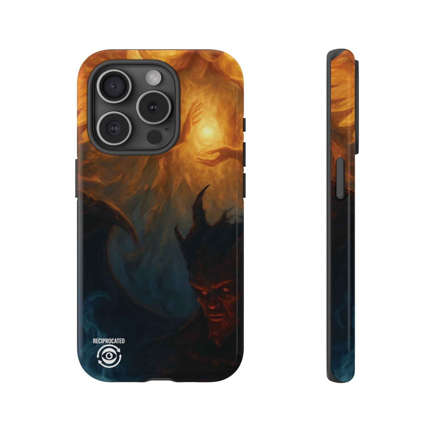 Tough Cases - Angelic Art Phone Case | Dark Fantasy Design, Unique Gift for Gamers, Halloween Decor, Protective Cover, Stylish Accessory