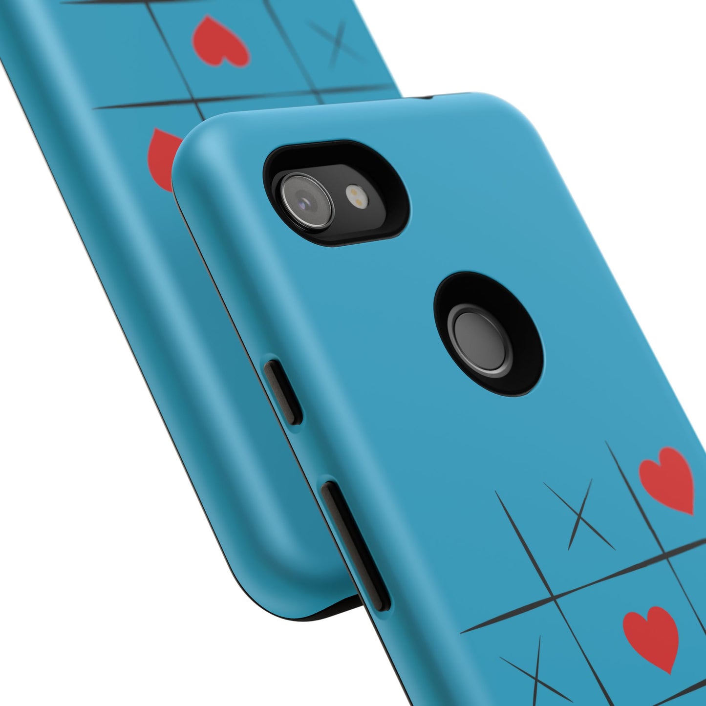 Tough Cases Phone Case - Playful Tic Tac Toe Design, Phone Accessory, Cute Gift, Durable Cover, Fun Tech