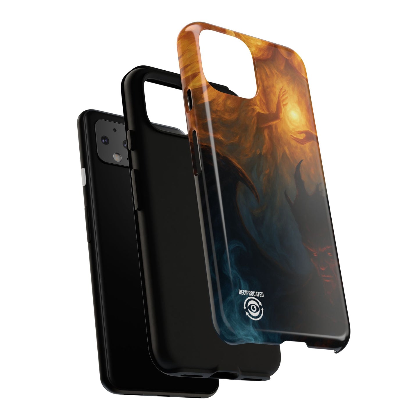 Tough Cases - Angelic Art Phone Case | Dark Fantasy Design, Unique Gift for Gamers, Halloween Decor, Protective Cover, Stylish Accessory