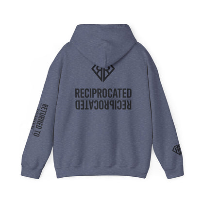 Reciprocated Energy Unisex Heavy Blend Hoodie, Inspirational Sweatshirt, Self-Care Gift, Motivational Apparel, Cozy Gift for Friends